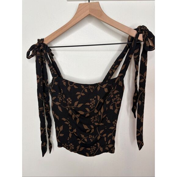 Reformation Floral Smock Back Tank Top - Picture 3 of 10